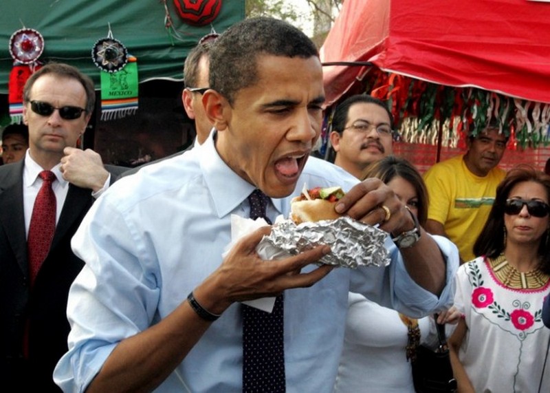 Вулична їжа і Барак Обама