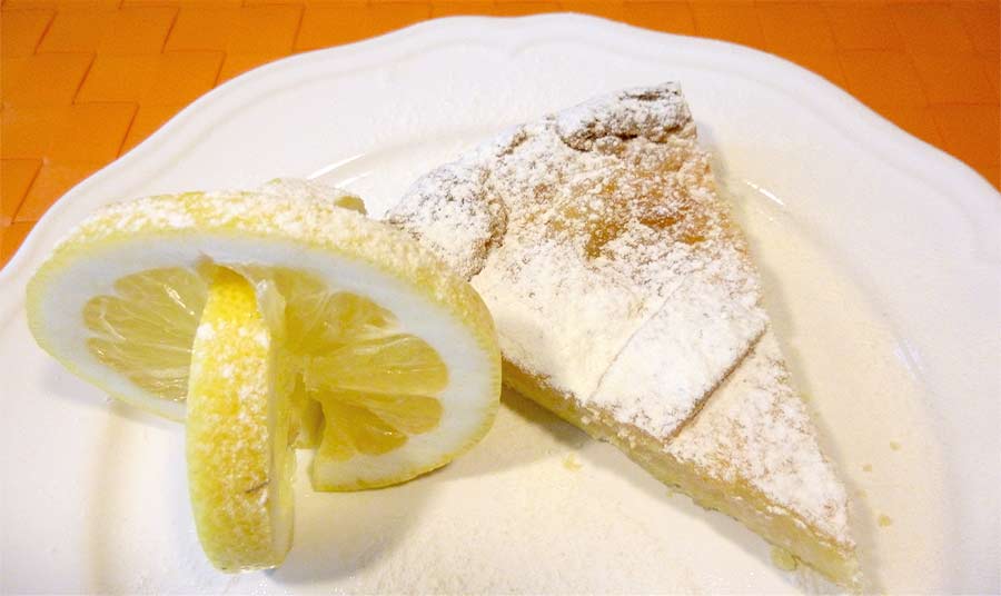 простий лимонний пиріг