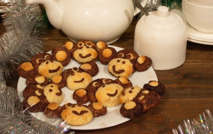 новорічне печиво «мавпочки»
