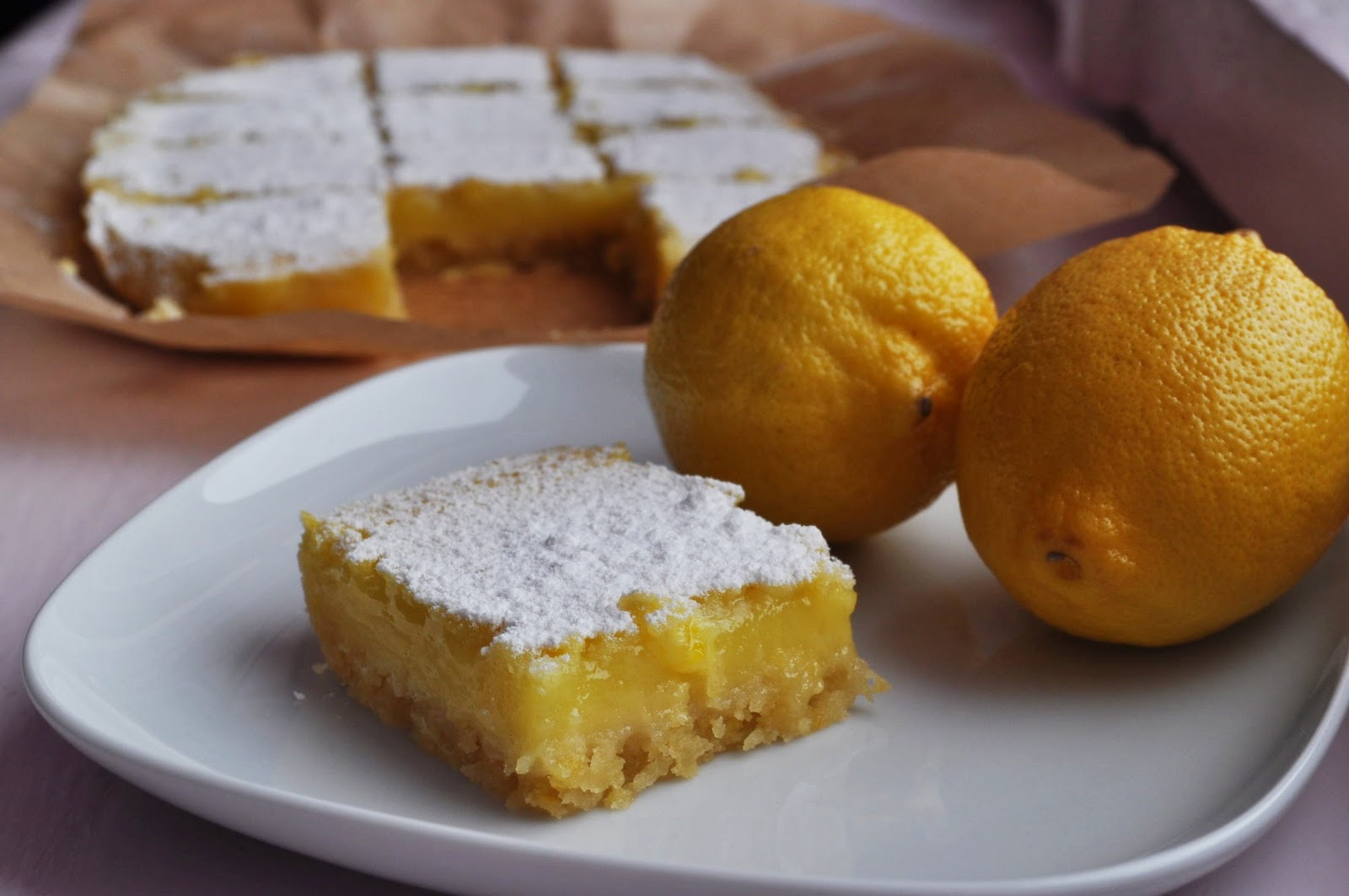 лимонно-вівсяні тістечка